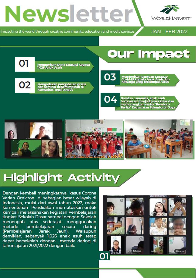 Impact Report - 6 - World Harvest - Impacting the World Through Creative Community, Education and Media Services