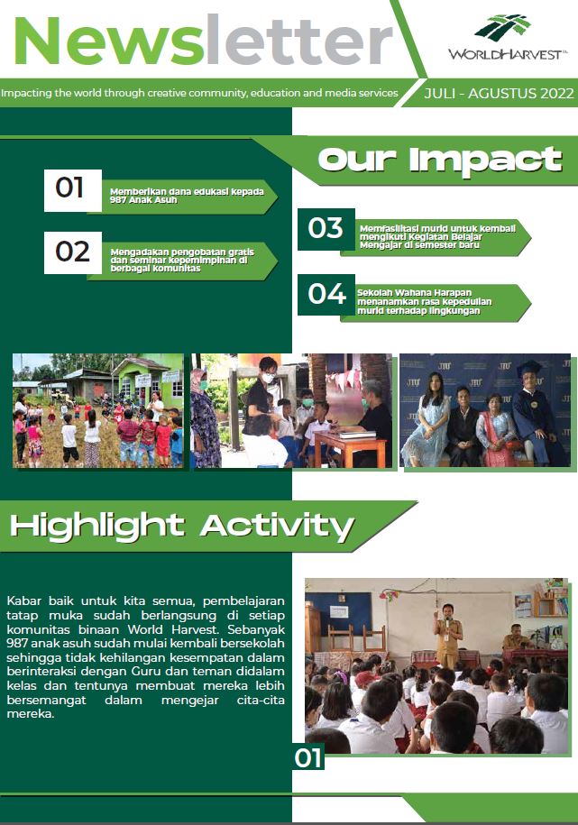 Impact Report - 9 - World Harvest - Impacting the World Through Creative Community, Education and Media Services